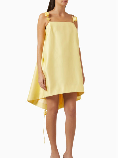 Pretty Flower Strap Bodycon Dress