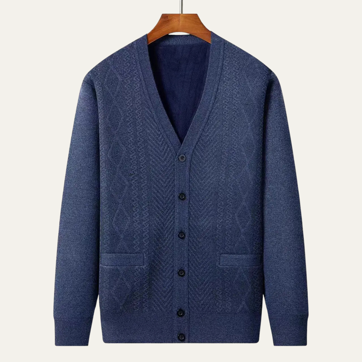 Trafalgar Men's Classic Knit Cardigan