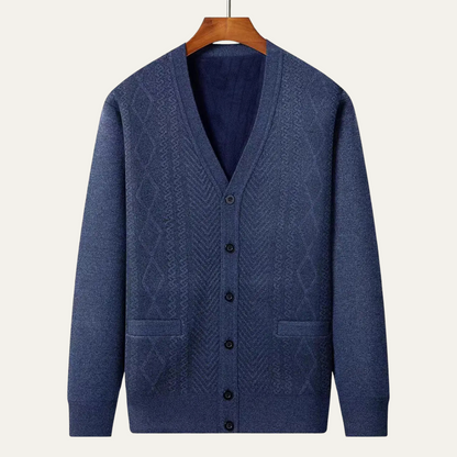 Trafalgar Men's Classic Knit Cardigan