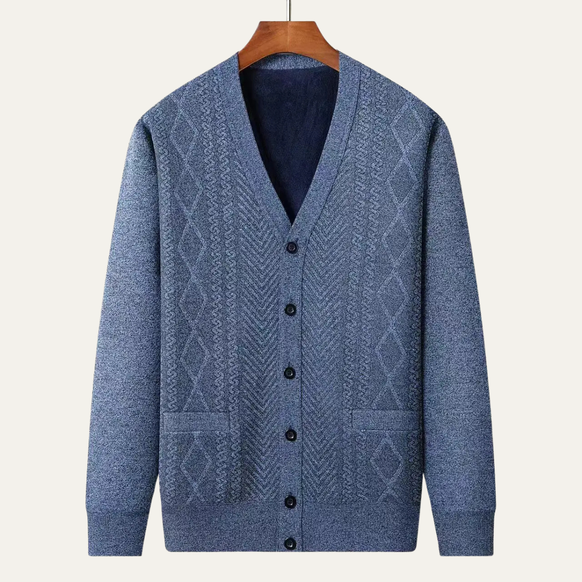 Trafalgar Men's Classic Knit Cardigan