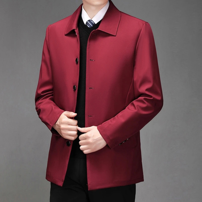Alden Men's Casual Jacket Lightweight Button Front