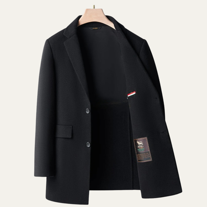 Elmford Men's Tailored Overcoat