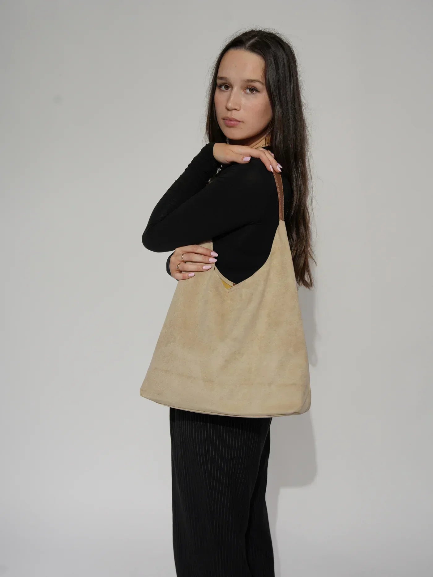 Women's Suede Shoulder Bag