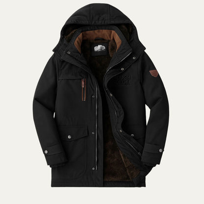 Men's Quilted Loose Fit Jacket Weather Resistant