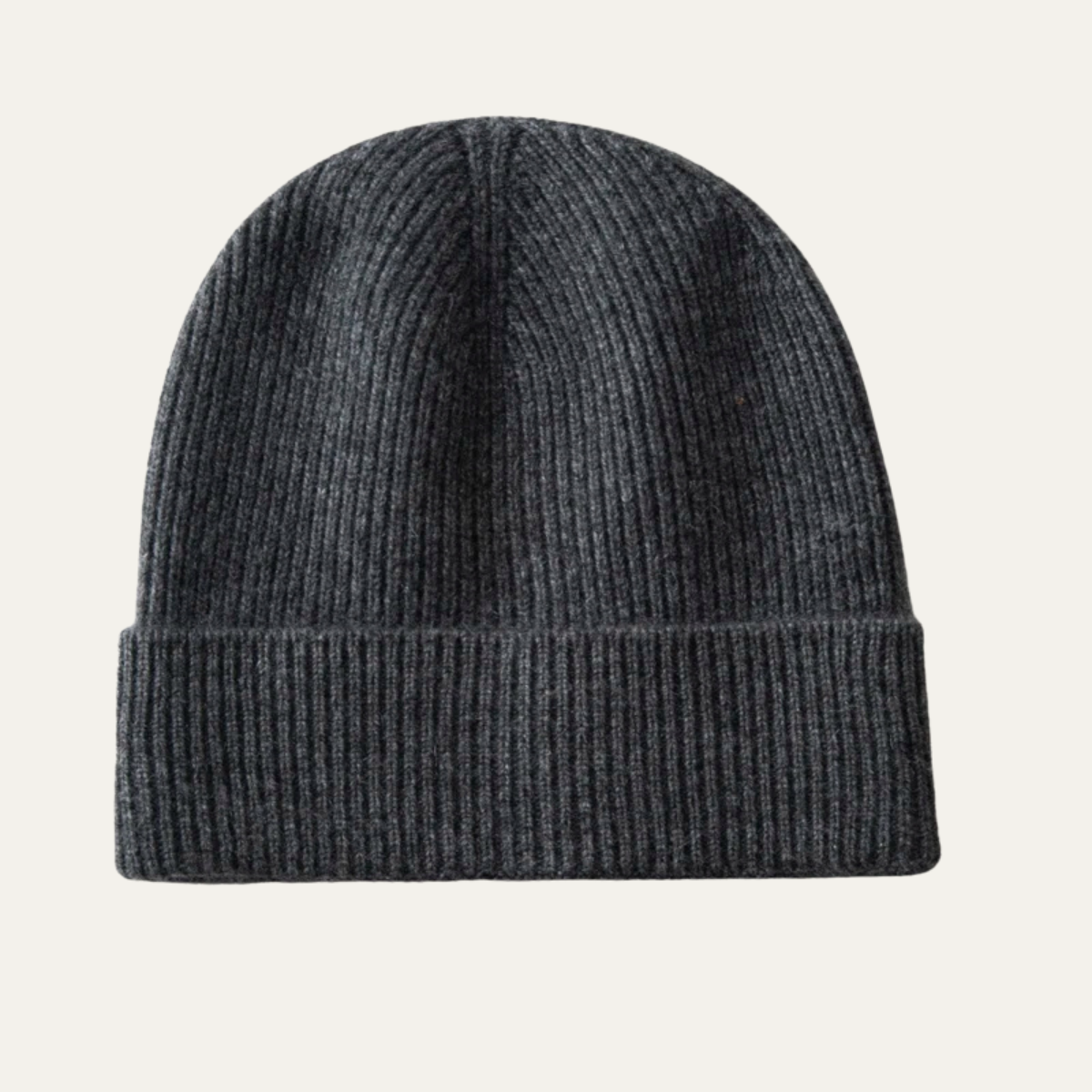 Men's Cashmere Beanie Soft Ribbed Knit