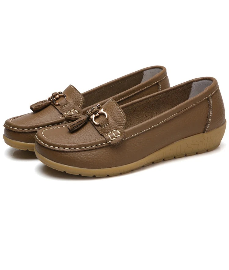 Women Leather Ballet Flats
