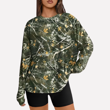 Women's Long Sleeve Oversized Shirt
