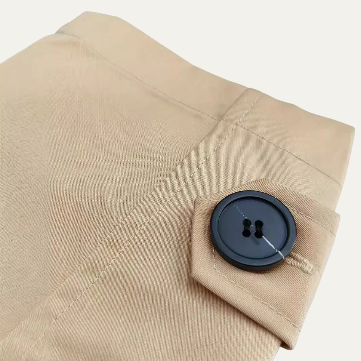 Men's Double Breasted Trench Coat Waterproof Long