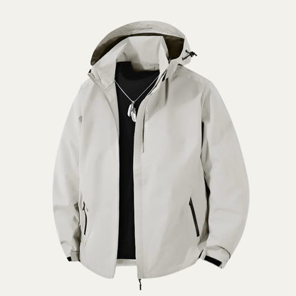 Waterproof Softshell Rain Jacket Windproof Hooded Outdoor Hiking Coat
