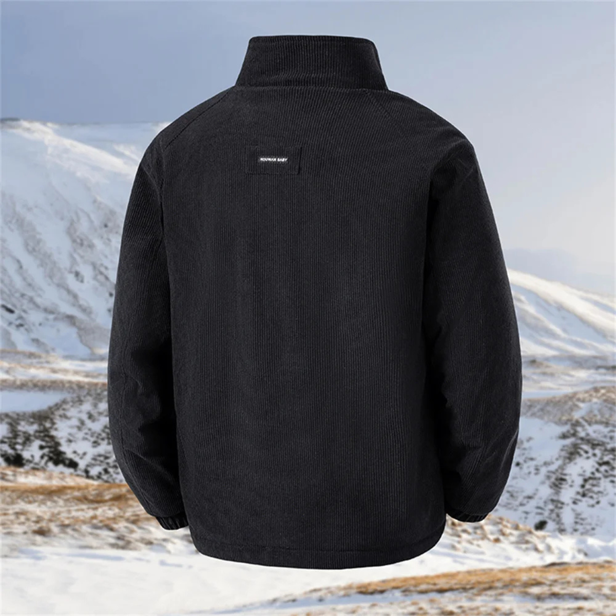 Men's Corduroy Fleece Zip Jacket