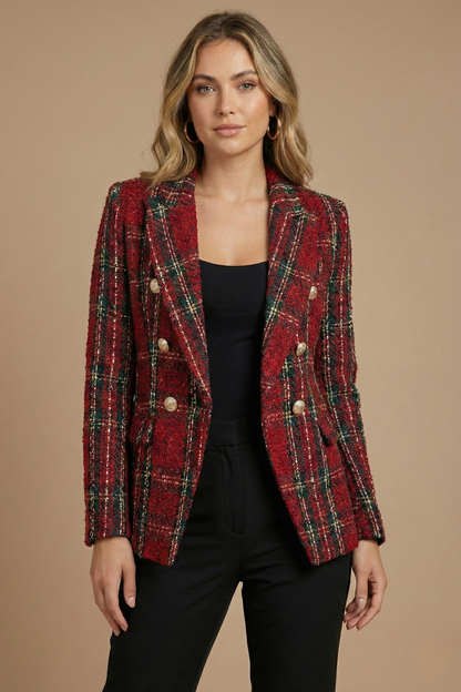 Classic Ladies Spring Tailored Blazer Jacket