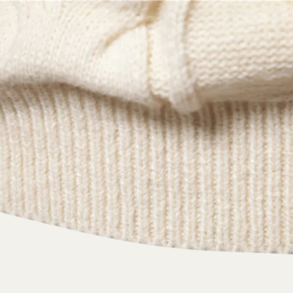 Men's Cable Knit Sweater Round Neck Winter Casual