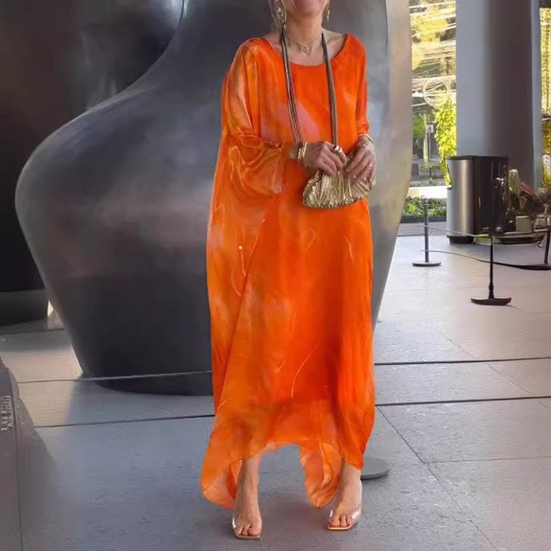 Elegant Floral Maxi Dress