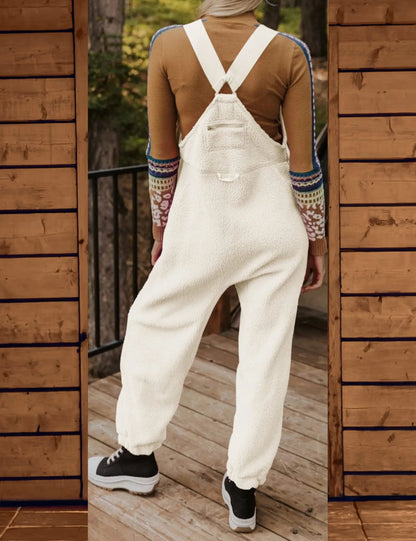Tess Women's Fleece Overalls Ultra Comfortable