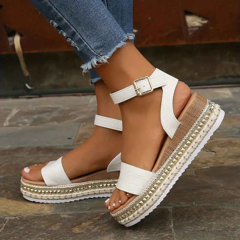 Comfortable Arch Support Flat Strap Sandals