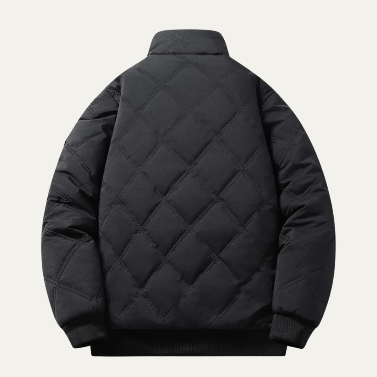 Men's Thermal Quilted Jacket Diamond Pattern