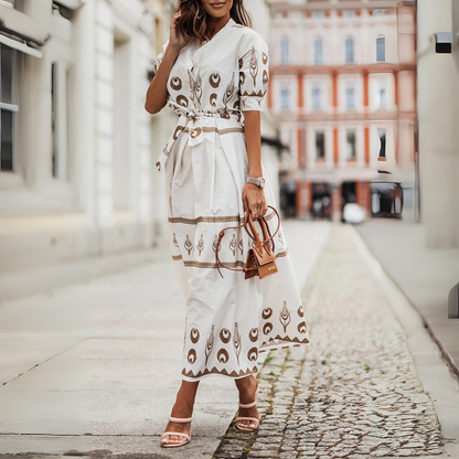 Women's Cotton Short Sleeve Dress