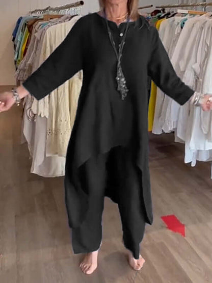 Women's Linen Pantsuit