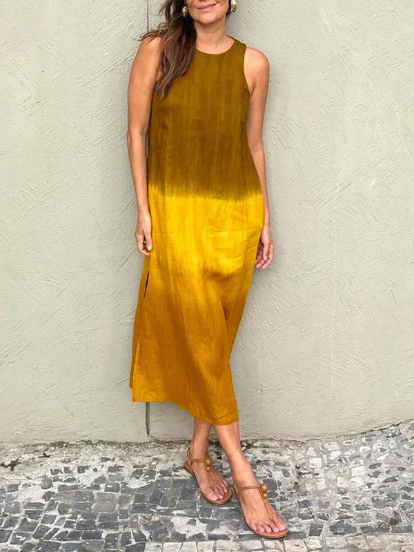 Colorful Boho Knee Length Dress