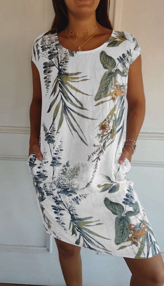 Elegant Floral Sundress for Women - VibreMode