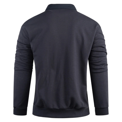 Marettimo Men's Cotton Polo Sweater With Pocket