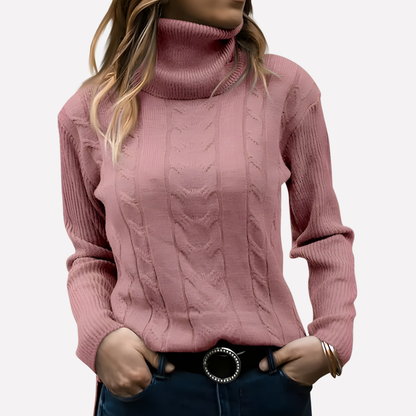 Women's Turtleneck Sweater Relaxed Fit