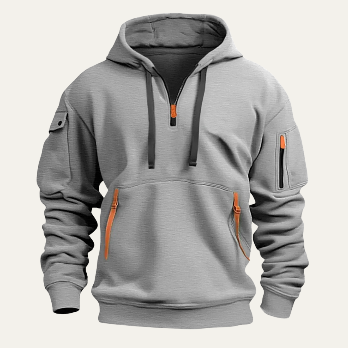 Men's Tactical Hoodie Jacket Durable Multi Pocket
