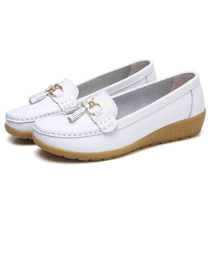 Women Leather Ballet Flats