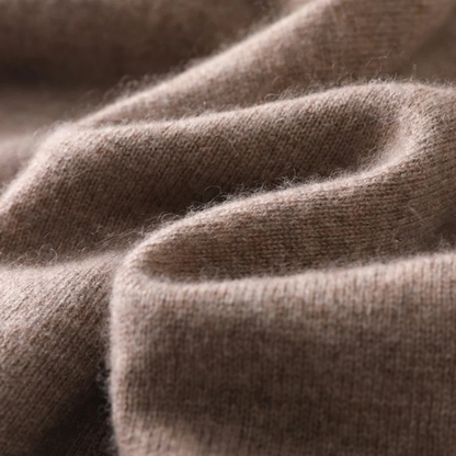 Men's Soft Wool Quarter Zip Sweater