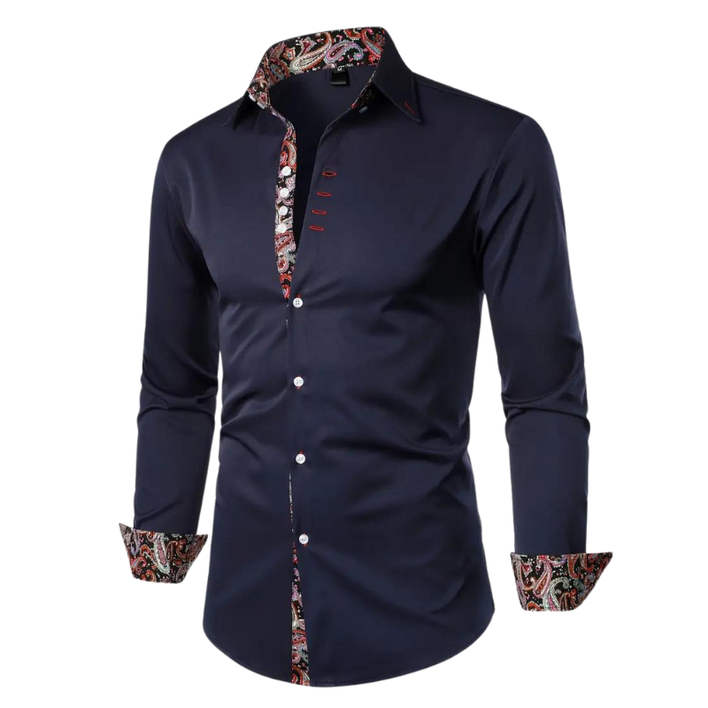 Men's Paisley Accent Dress Shirt