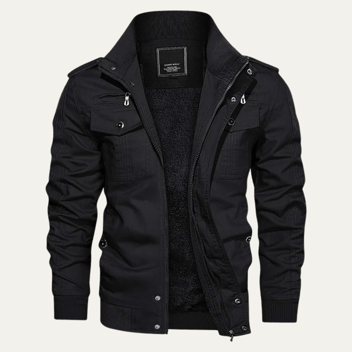 Macerata Men's Thermal Zip-Up Fleece Jacket
