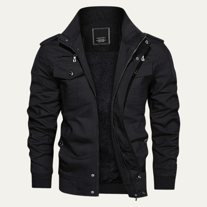 Macerata Men's Thermal Zip-Up Fleece Jacket