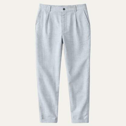 Men's Casual Beach Trousers Ankle Length With Pockets - VibreMode