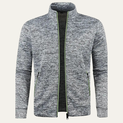 Men's Classic Knit Zip Up Jacket