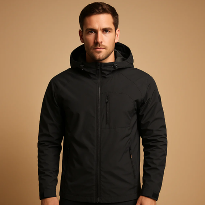 Men's Waterproof Windbreaker Jacket Lightweight Hooded