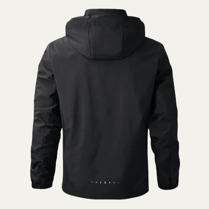 Waterproof Softshell Rain Jacket Windproof Hooded Outdoor Hiking Coat