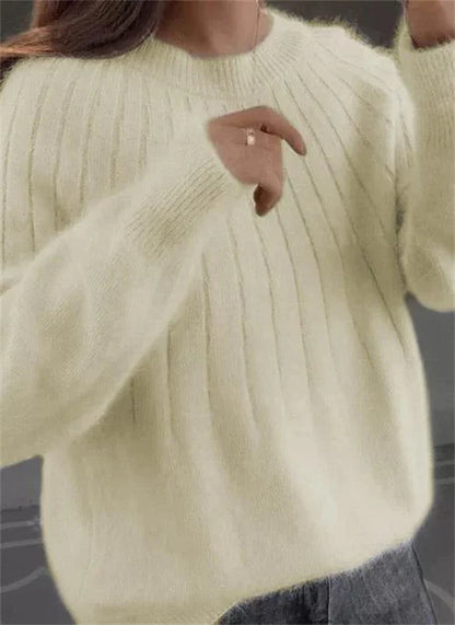 Women's Soft Cashmere Feel Knitted Sweater