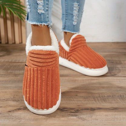 Women's Fleece Slippers Non-Slip Sole