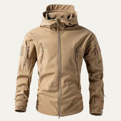 Men's Waterproof Tactical Jacket With Hood