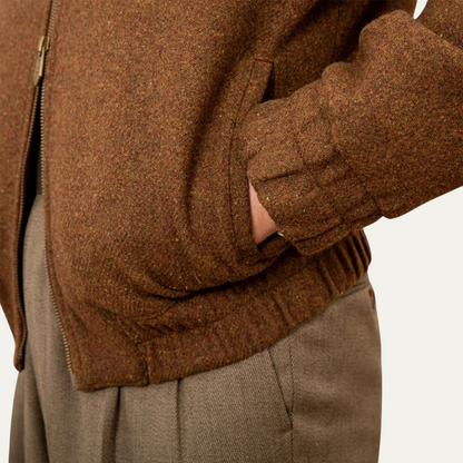 Men's Wool Zip Up Jacket