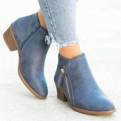 Women's orthopedic leather boots