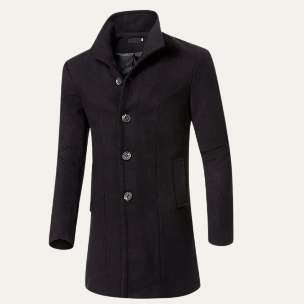 Men's Wool Blend Overcoat Smart Casual