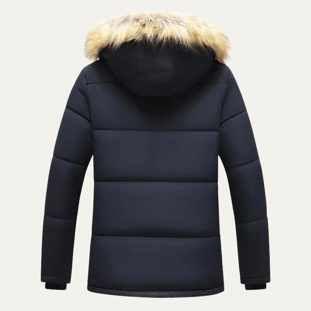 Men's Winter Parka Jacket Warm Fur Collar