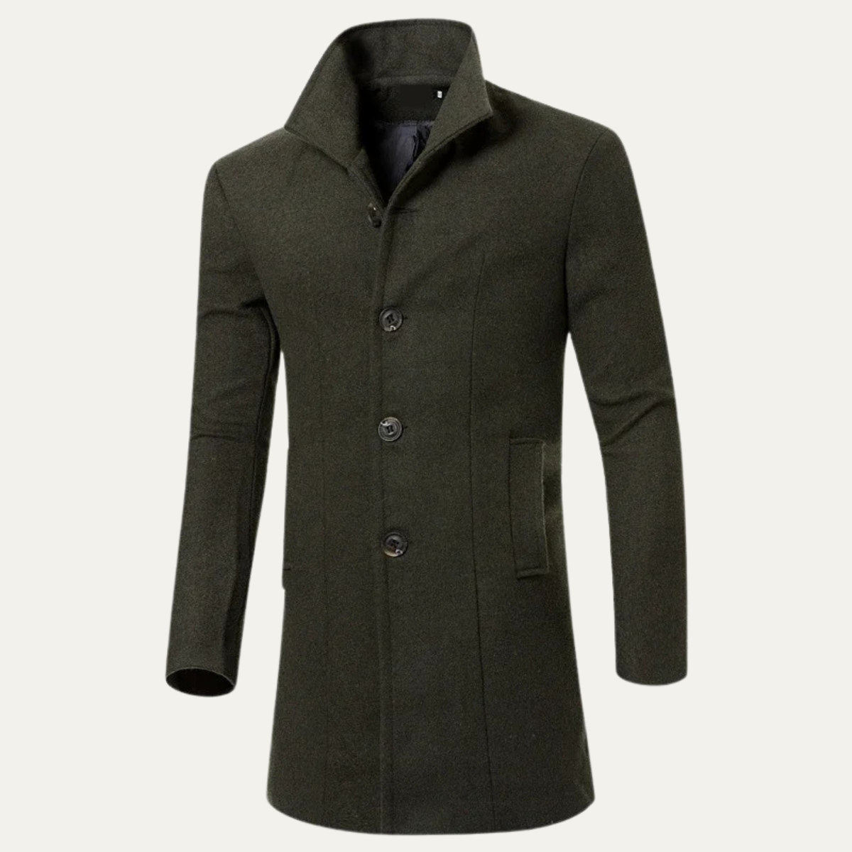 Men's Wool Blend Overcoat Smart Casual