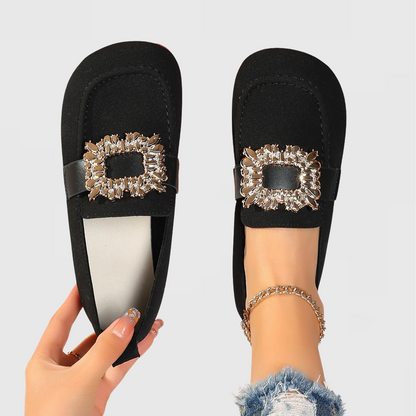 Women's Low Cut Loafers Decorative Front
