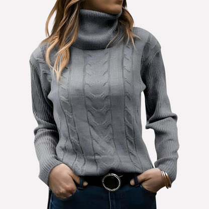 Women's Turtleneck Sweater Relaxed Fit