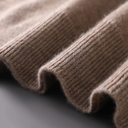 Men's Soft Wool Quarter Zip Sweater