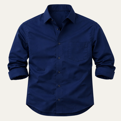 Men's Slim Fit Stretch Button Down Shirt - VibreMode