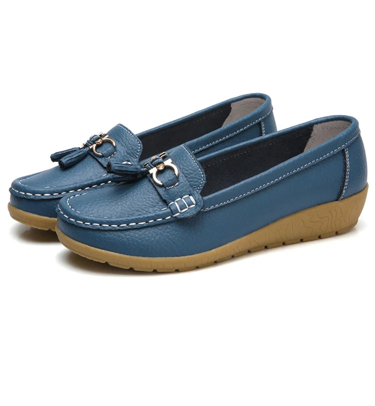 Women Leather Ballet Flats