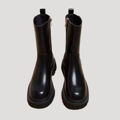 Comfortable Women's Ankle High Block Heel Boots